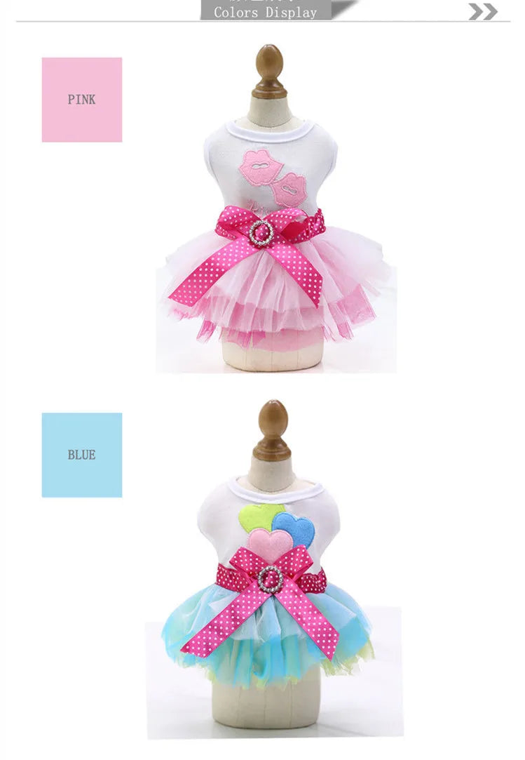 Spring Dog Lace Dress