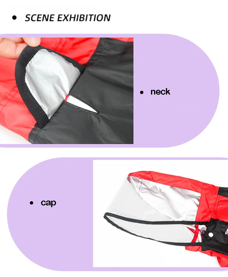 Dog Raincoat – The Dog Face Pet Clothes Jumpsuit