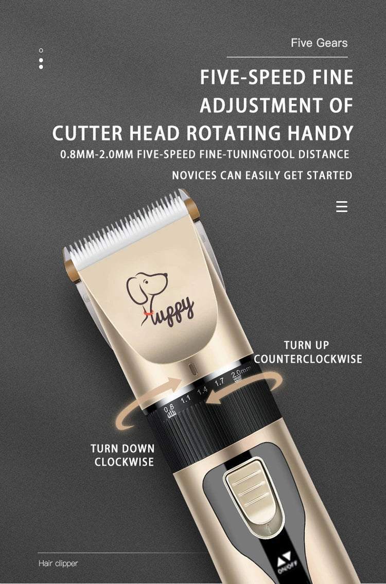 Cordless Pet Hair Clipper Set