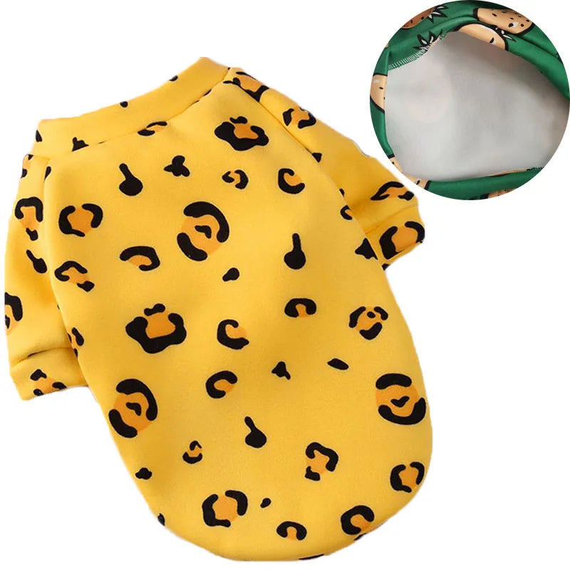 Cartoon Pet Hoodie Sweatshirt for Small Dogs & Cats