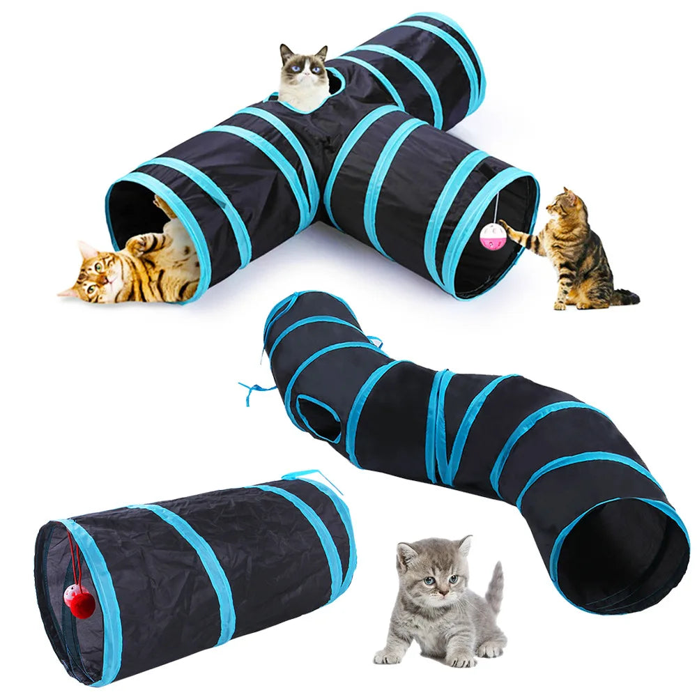 Cat Tunnel – Foldable Pet Play Tube with Breathable Design for Cats