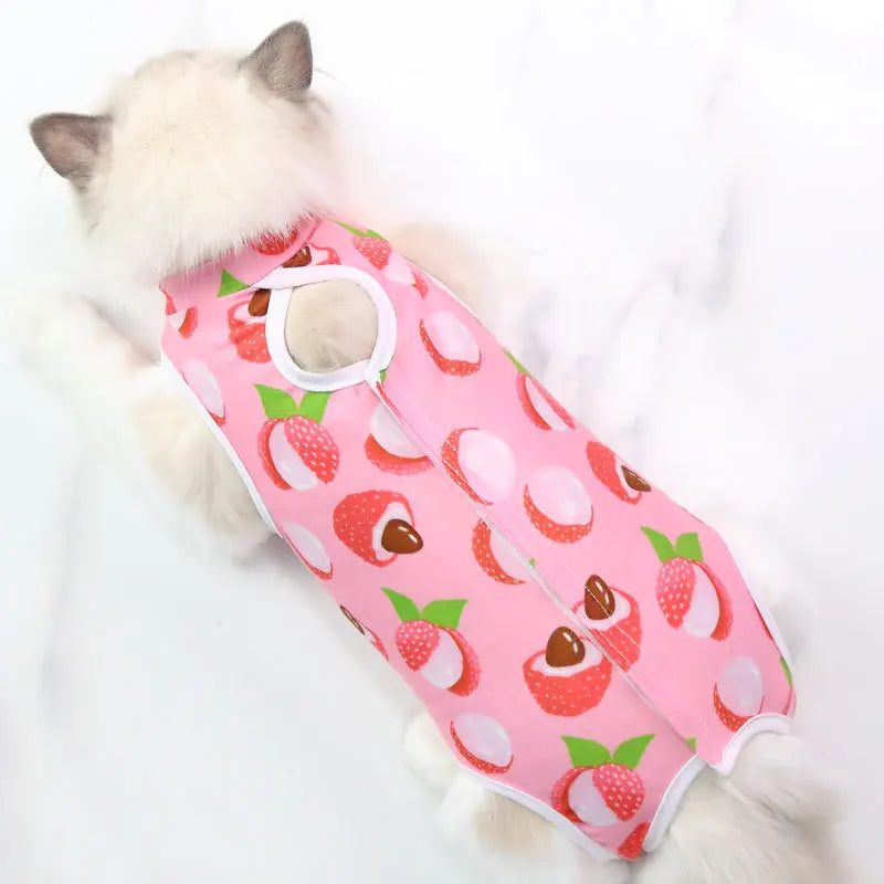 Cat & Dog Surgery Recovery Suit – Anti-Licking Sterilization Clothes