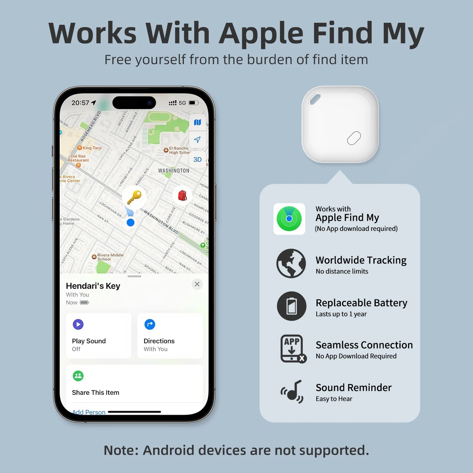 Mini iTag Bluetooth Tracker