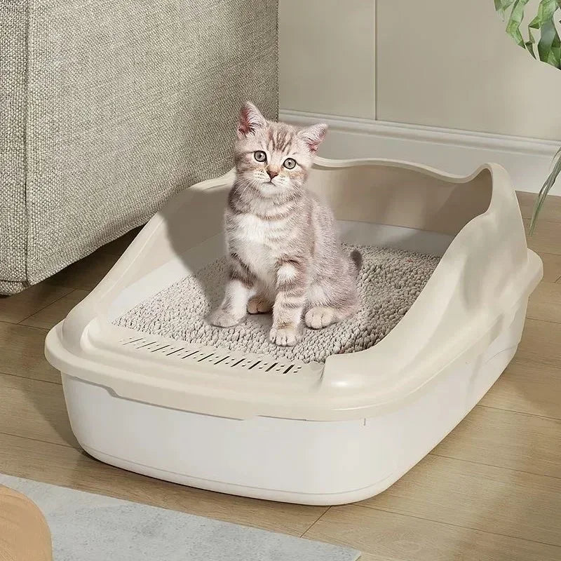 Small Cat Litter Box – Anti-Splash Pet Sandbox