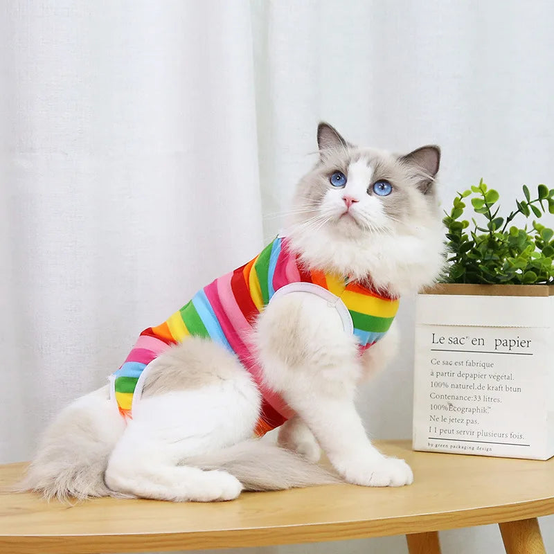 Cat & Dog Surgery Recovery Suit – Anti-Licking Sterilization Clothes