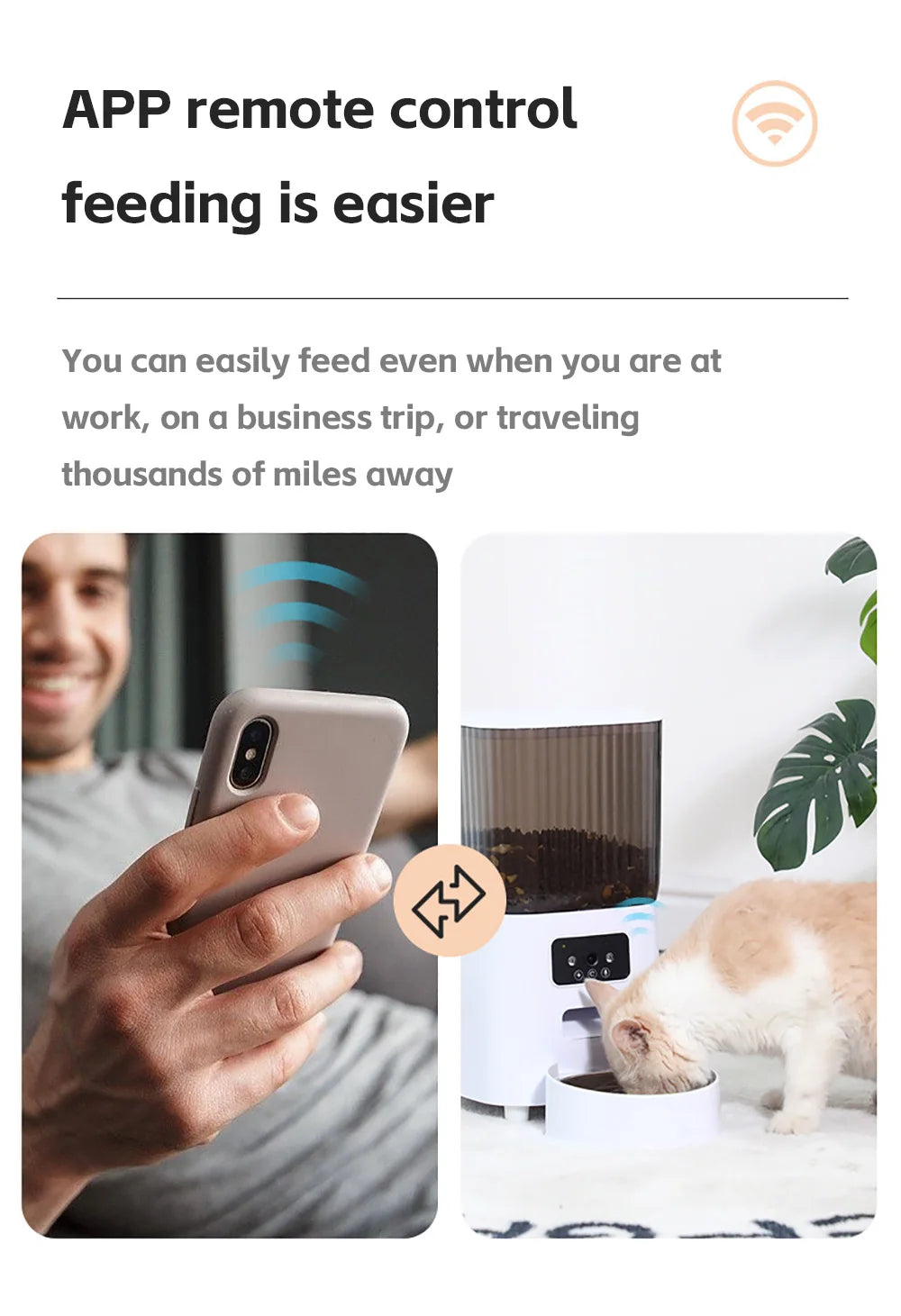 5L Smart Double Bowl Pet Feeder