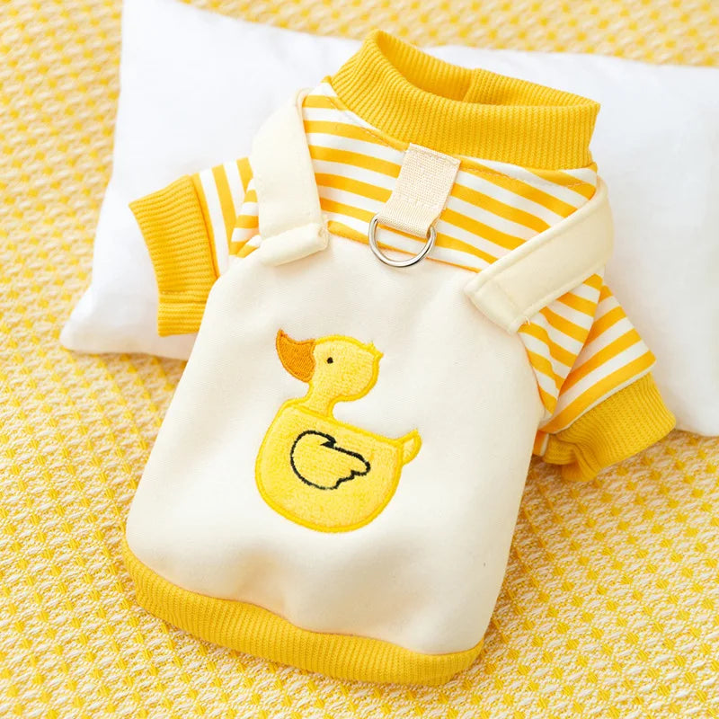 Cute Dog Hoodie with D-Ring – Autumn/Winter