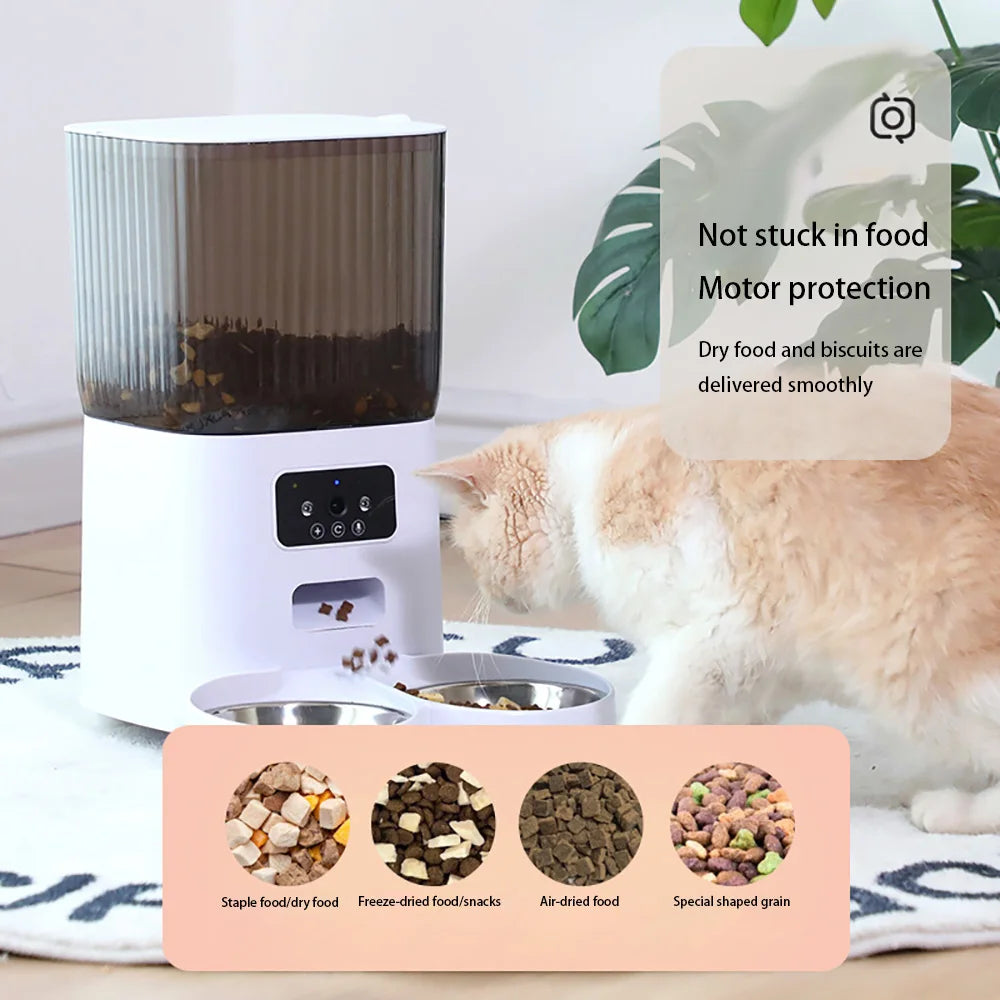 5L Smart Double Bowl Pet Feeder