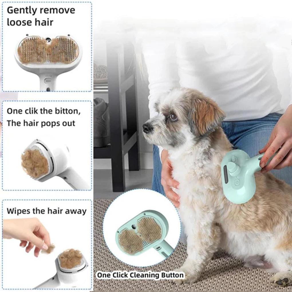 Dog Steam Grooming Brush