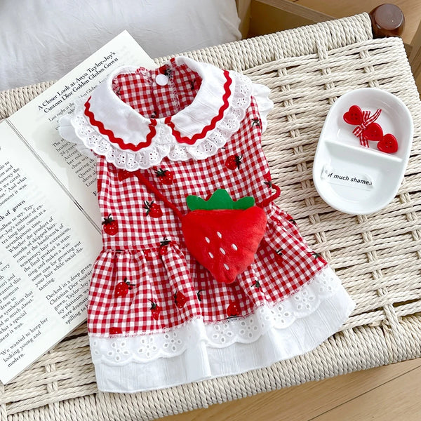 Strawberry Dog Dress