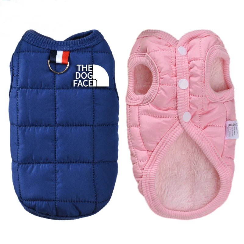 Designer Winter Pet Coat with Logo