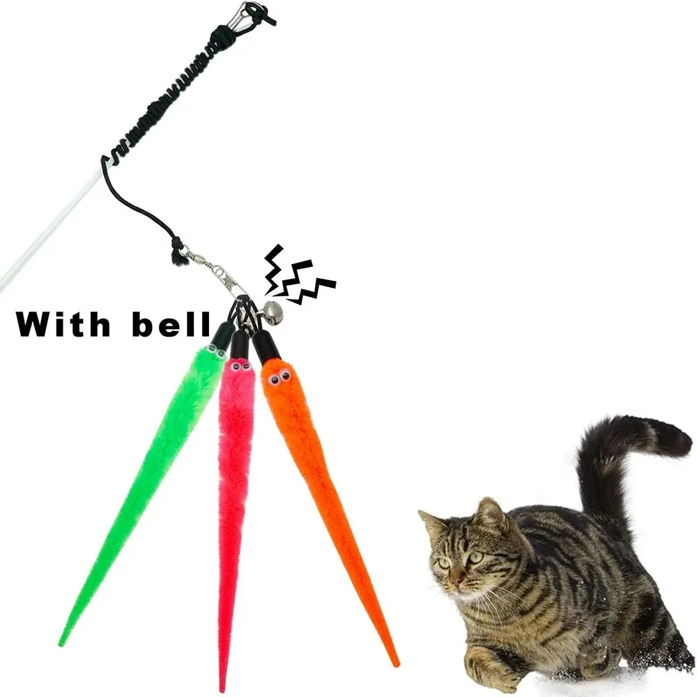 Cat Wand Toy Worm Refills