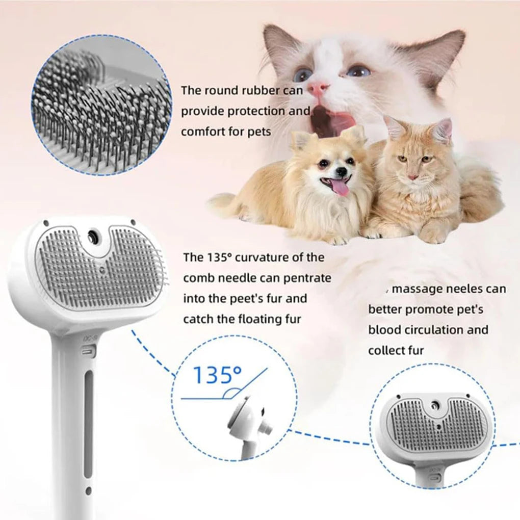 Dog Steam Grooming Brush