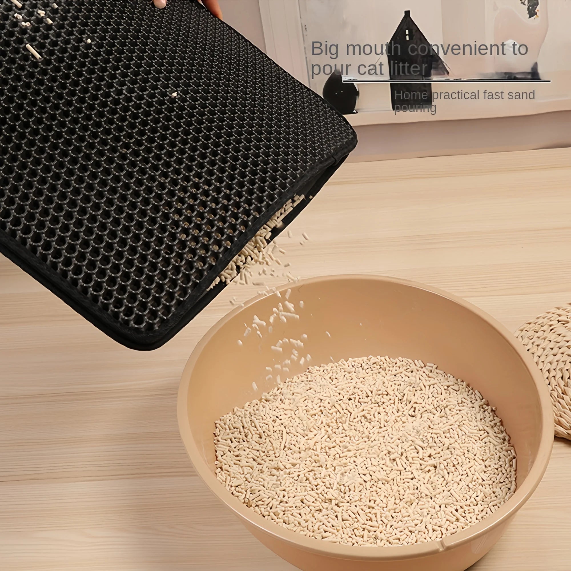 Large Waterproof Cat Litter Mat
