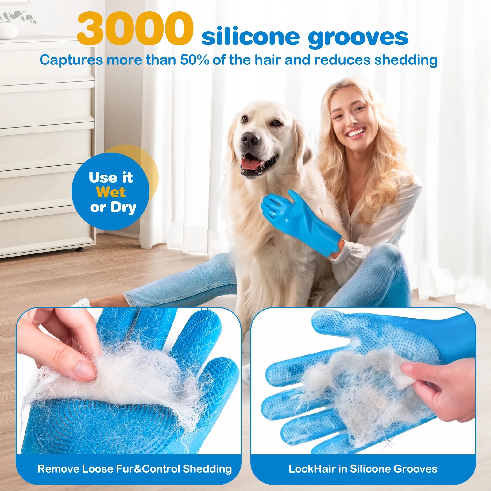 6PCS Pet Grooming Kit