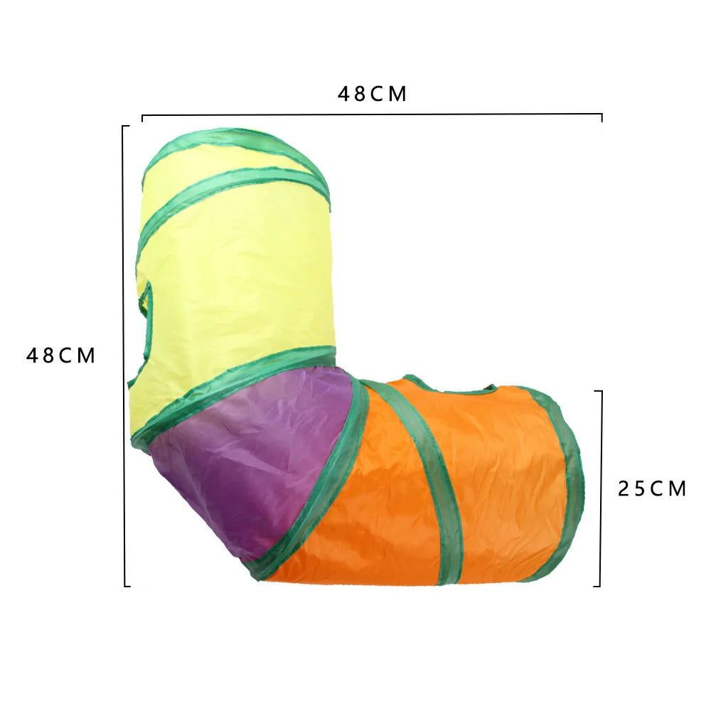 Cat Tunnel – Foldable Pet Play Tube with Breathable Design for Cats
