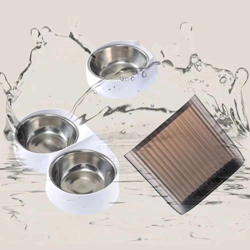 5L Smart Double Bowl Pet Feeder