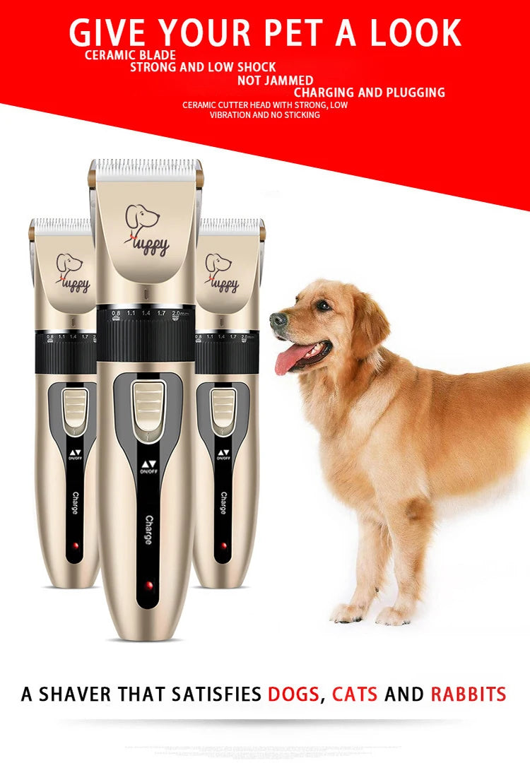 Cordless Pet Hair Clipper Set