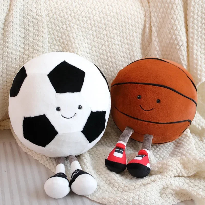 Football & Basketball Plush Toy for Pets
