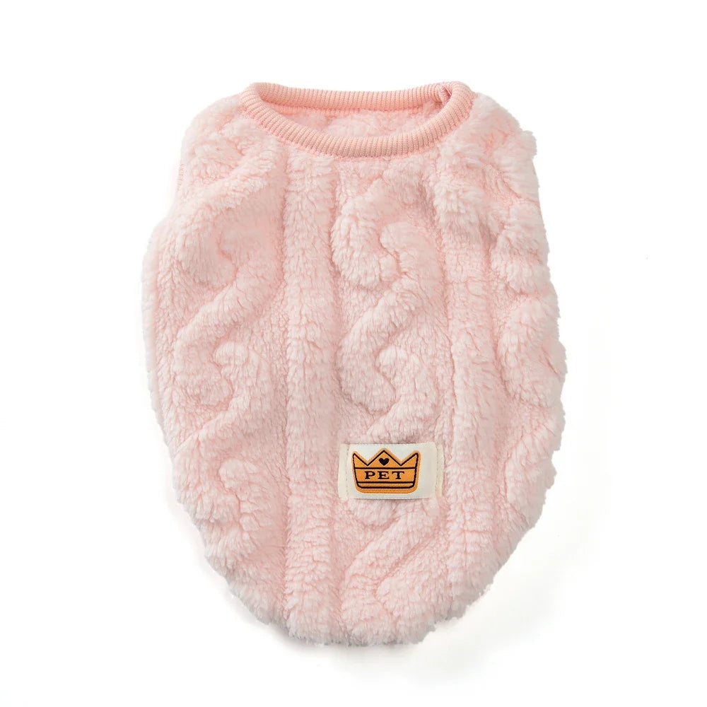 Fleece Dog & Cat Jacket – Cozy Winter Pet Coat