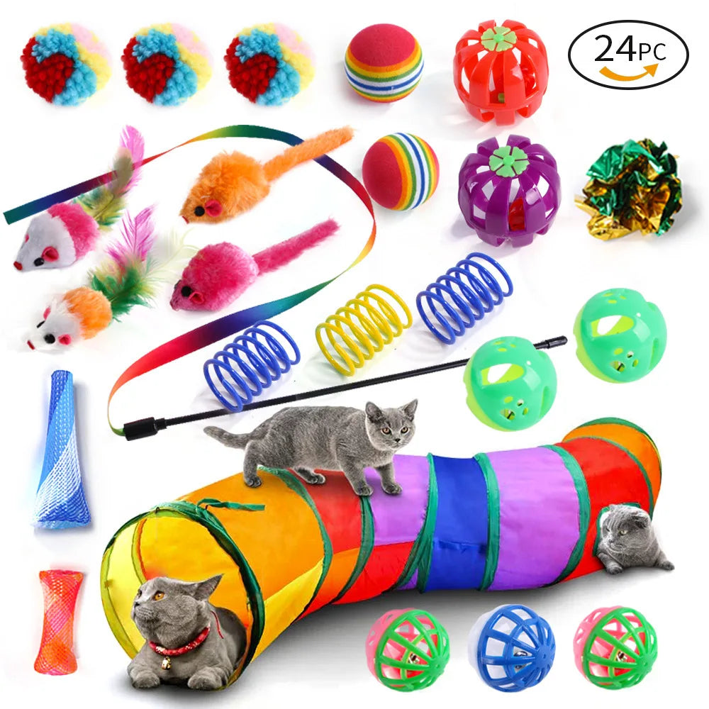 DualPet 20pcs Cat Toy Variety Set