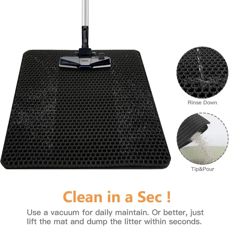 Large Non-Slip Cat Litter Mat
