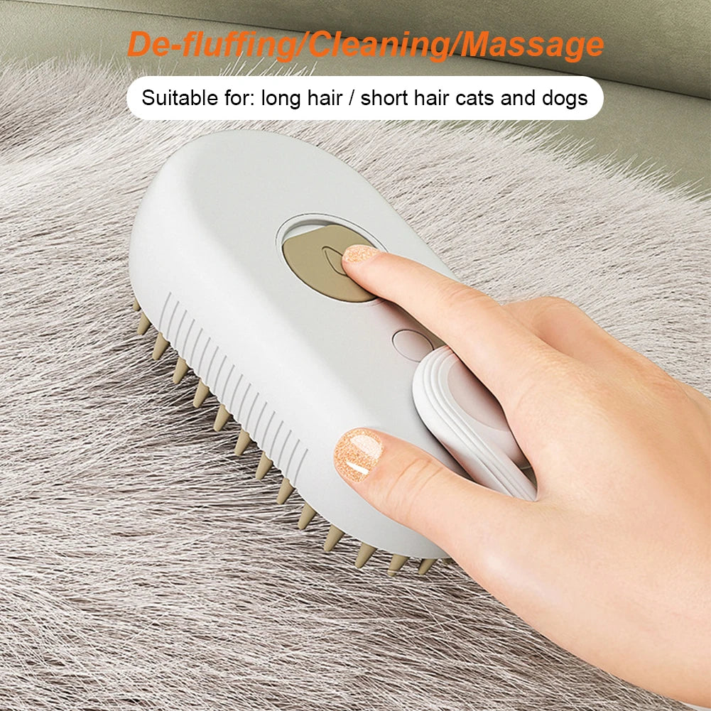 3-in-1 Pet Steam Brush