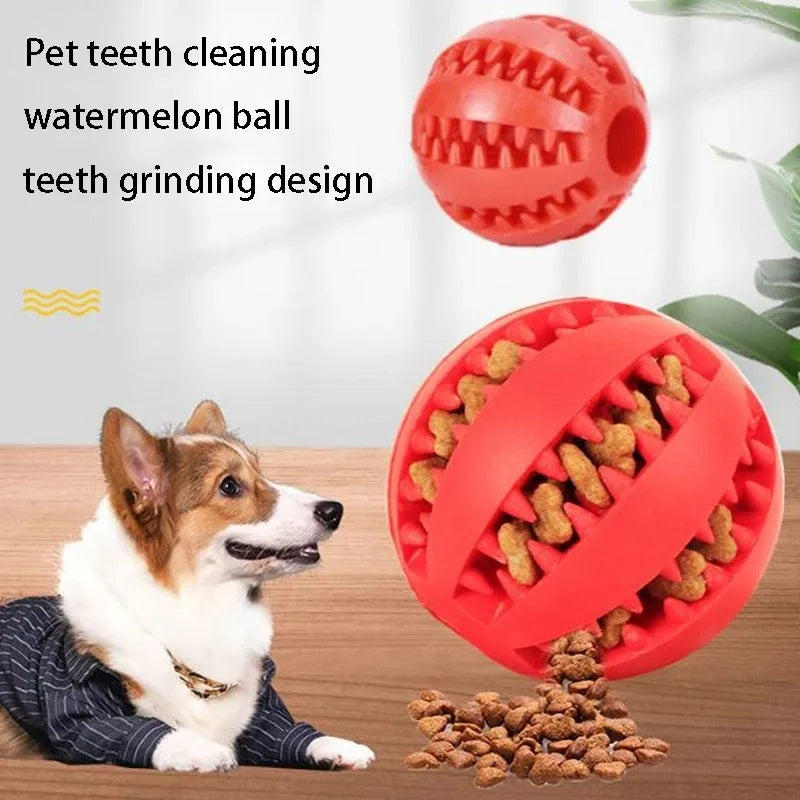 Natural Rubber Dog Chew Toy – Extra-Tough Treat Dispensing Ball (5cm)