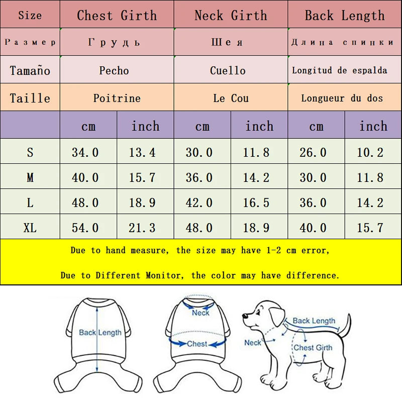 Warm Fleece Dog Jacket with D-Ring