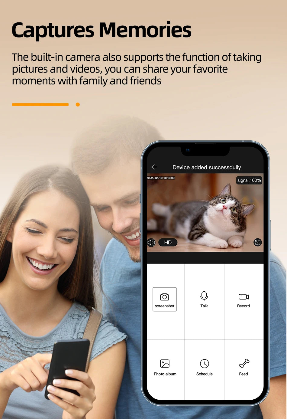 ROJECO Smart Automatic Pet Feeder