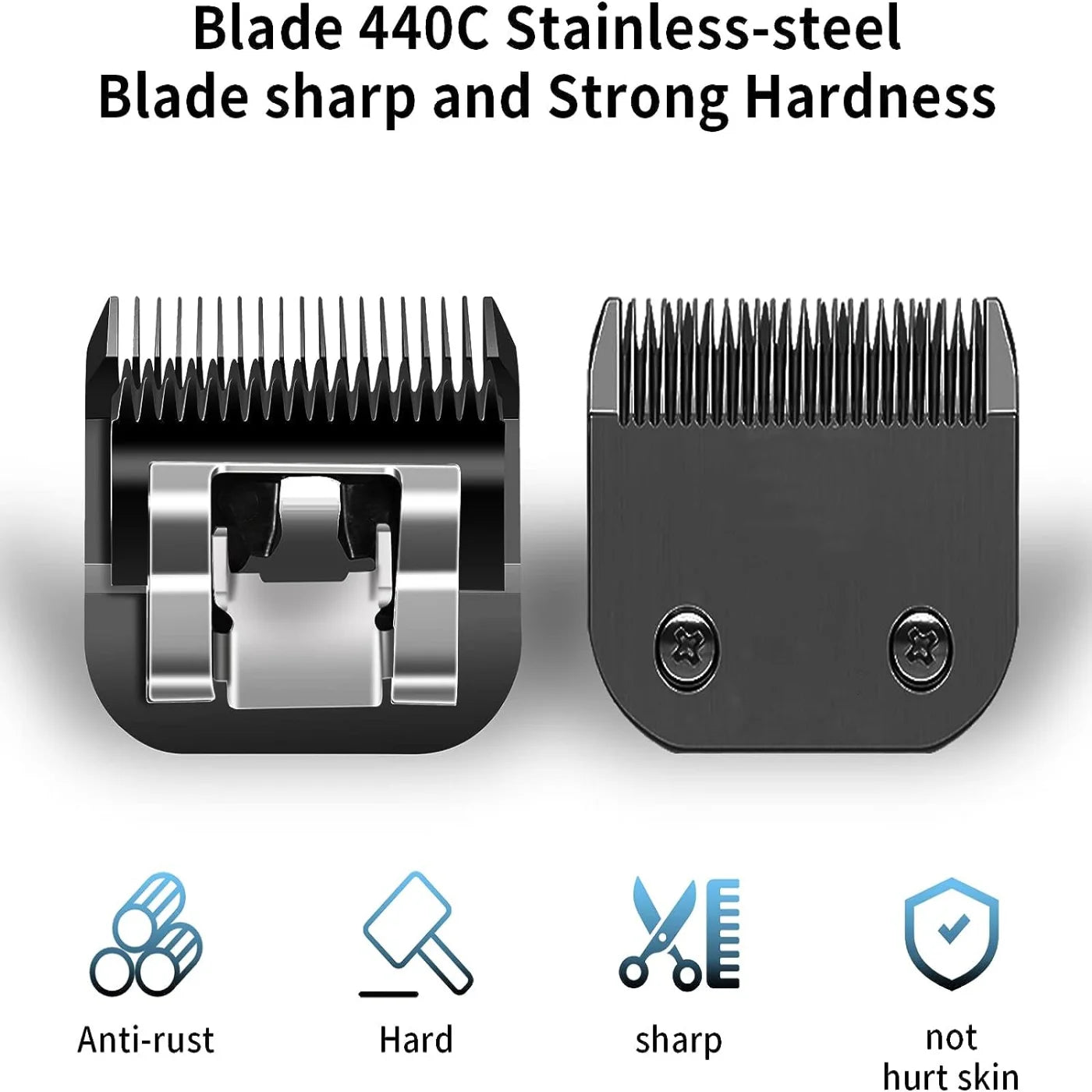Pet Grooming Clipper Blades Set