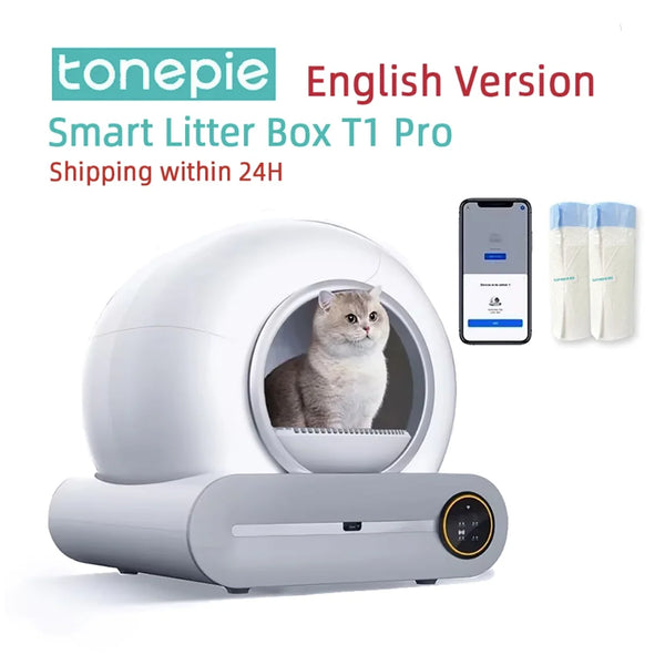 Tonepie 65L Smart Self-Cleaning Litter Box