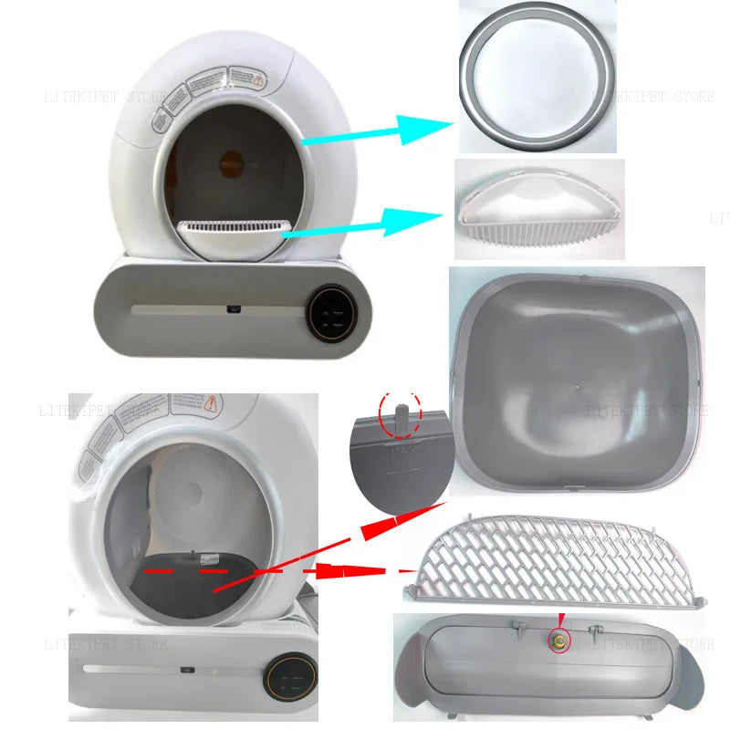 Cat Litter Box Waste Bin