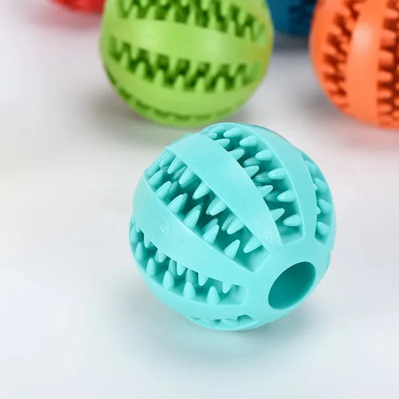 Natural Rubber Dog Chew Toy – Extra-Tough Treat Dispensing Ball (5cm)