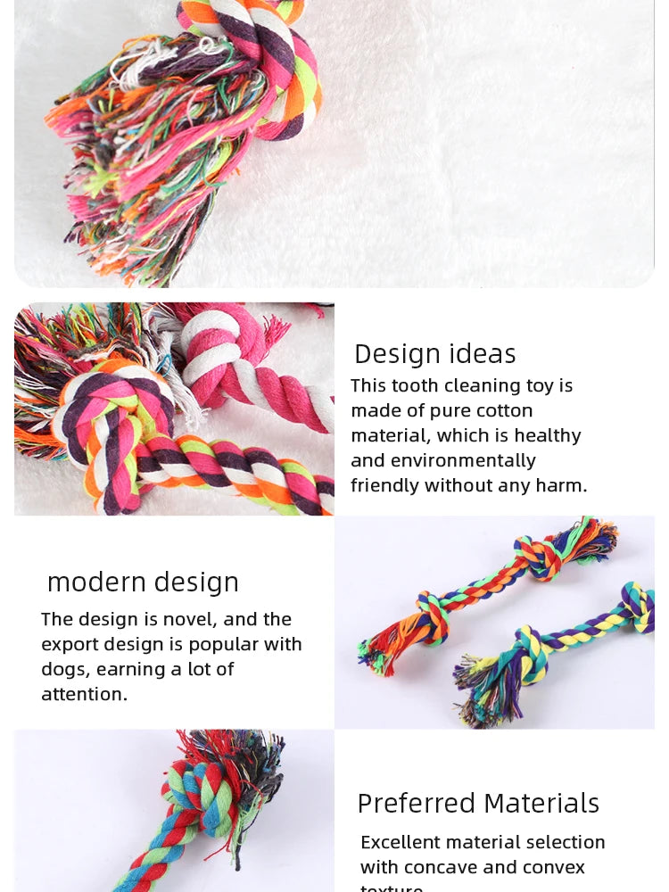 Cotton Rope Knot Chew Toy for Dogs