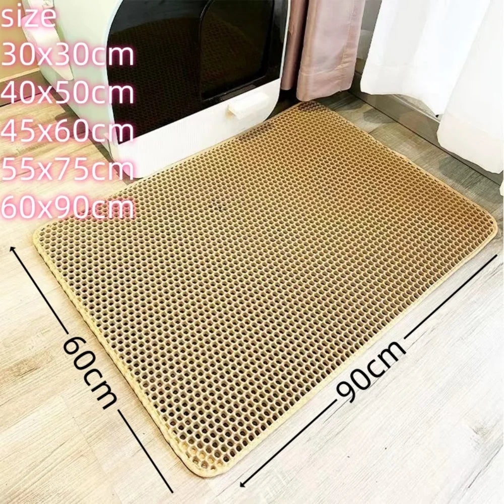 Large Waterproof Cat Litter Mat