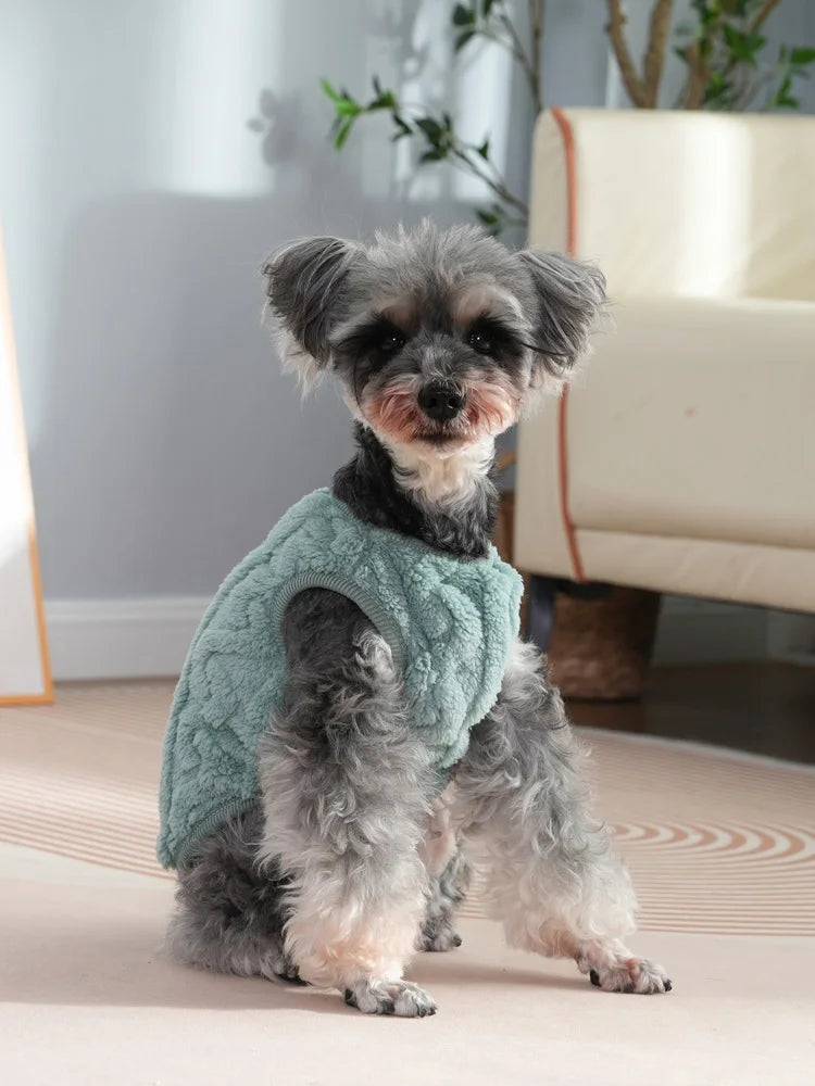 Fleece Dog & Cat Jacket – Cozy Winter Pet Coat