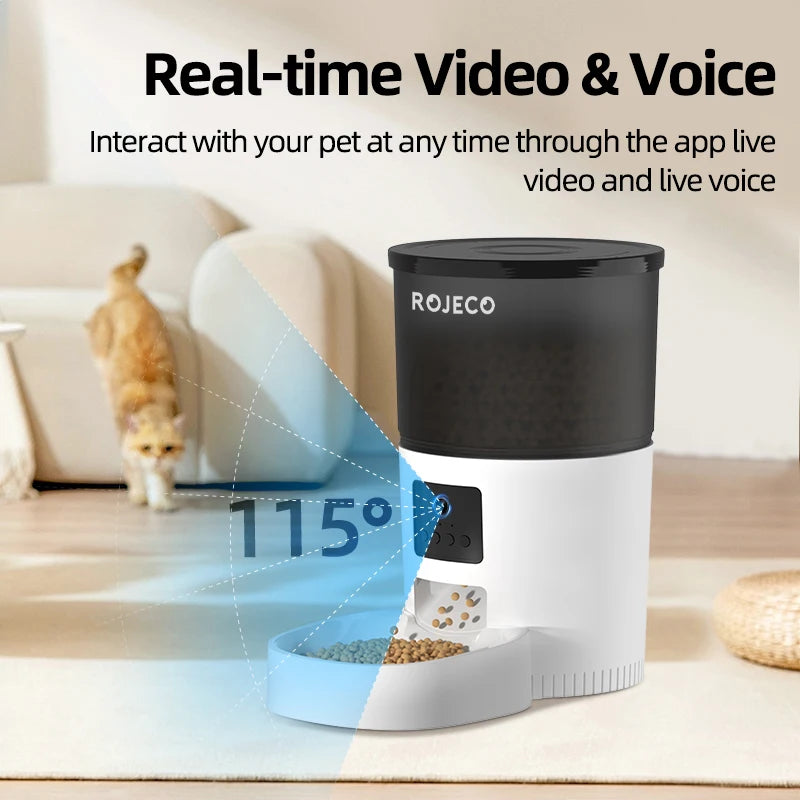 ROJECO Smart Automatic Pet Feeder