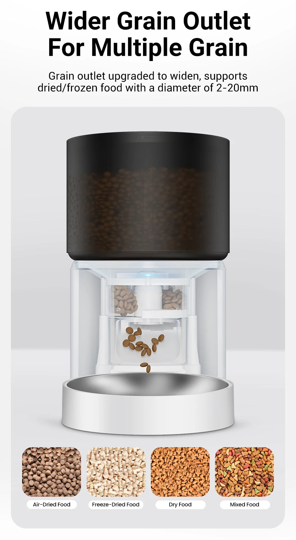 ROJECO Smart Automatic Dog Feeder
