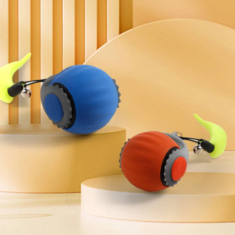 Smart Electric Cat Toy Ball – Self-Exciting, Bite-Resistant Interactive Play Ball.
