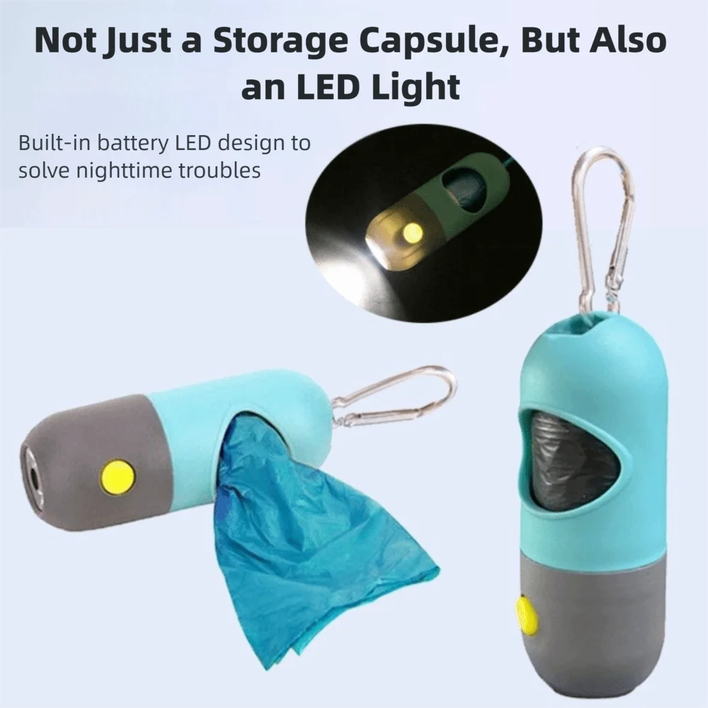 Carabiner Dog Poop Bag Dispenser