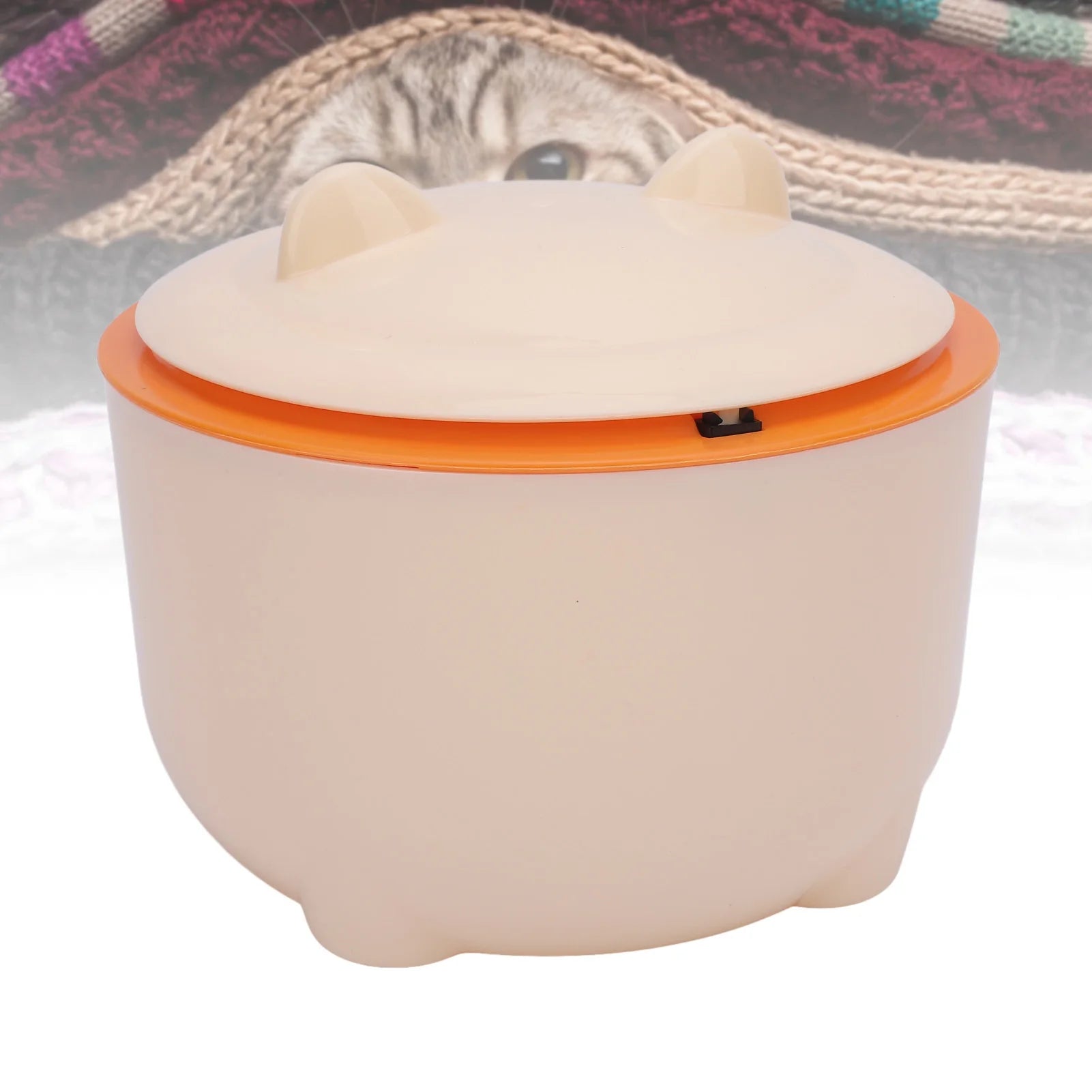 Cat Litter Trash Can with Press Lid