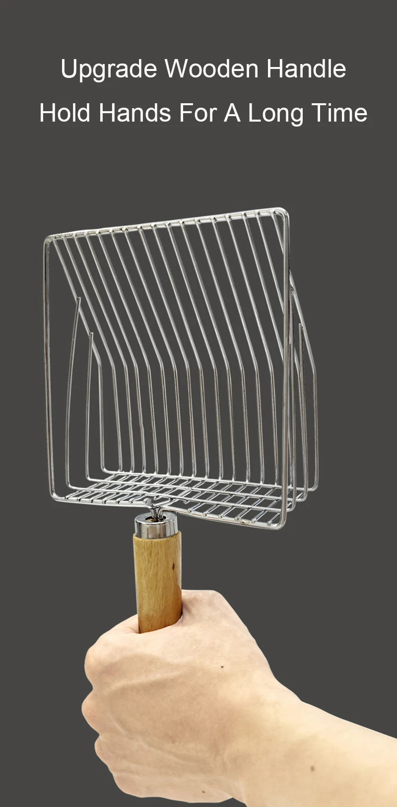 Stainless Steel Cat Litter Shovel