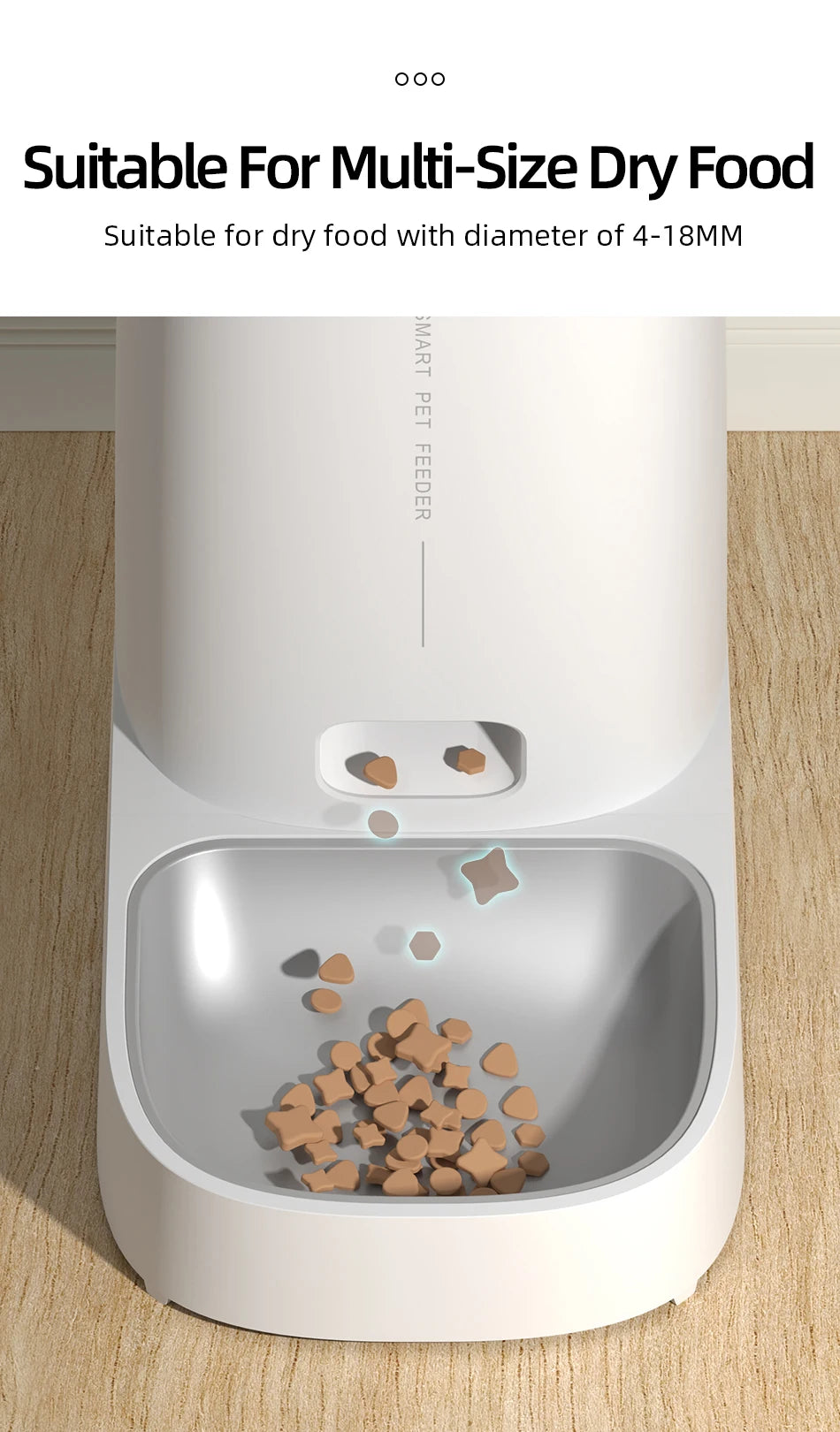ROJECO Smart Automatic Pet Feeder