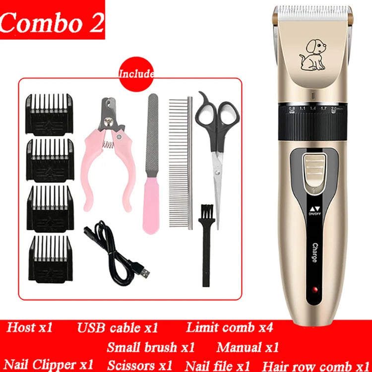 Cordless Pet Hair Clipper Set