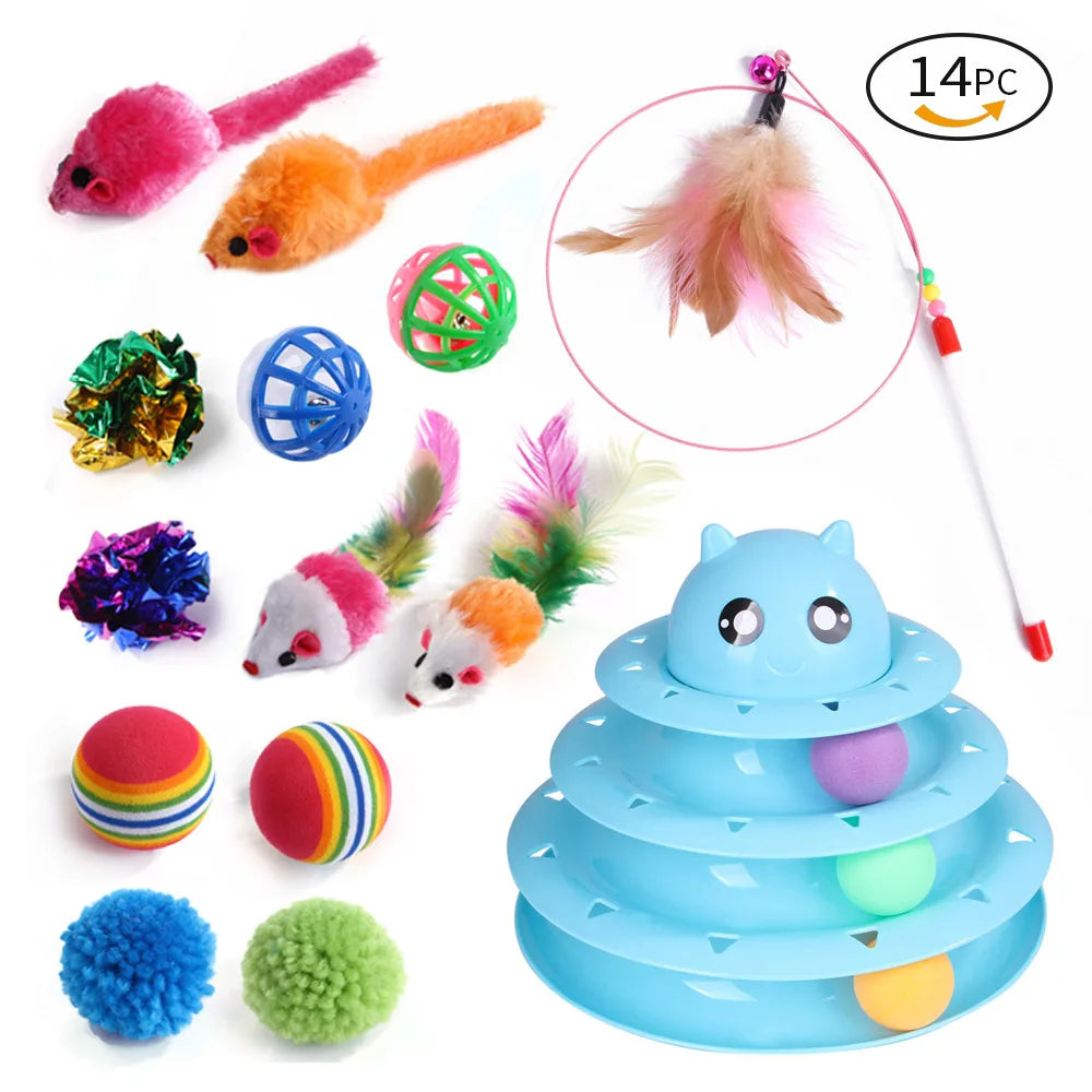 DualPet 20pcs Cat Toy Variety Set