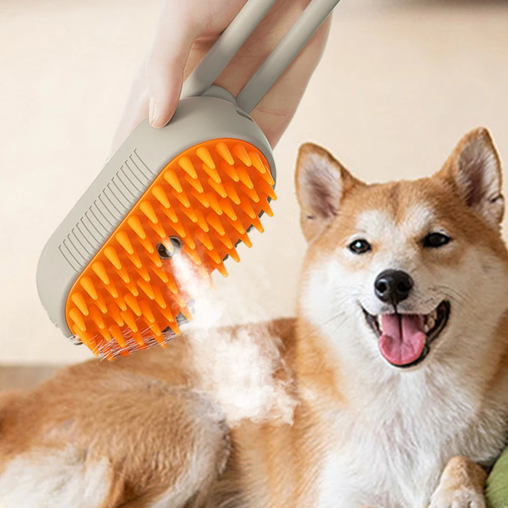 3-in-1 Pet Steam Brush