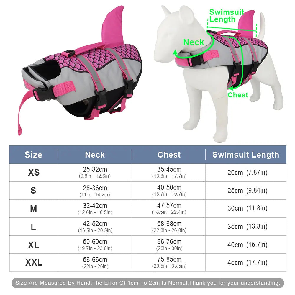 Shark Dog Life Jacket