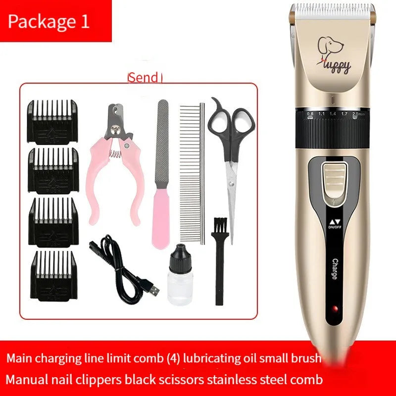 Cordless Pet Hair Clipper Set