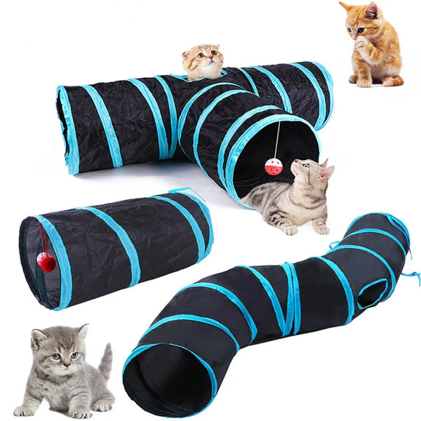 Cat Tunnel – Foldable Pet Play Tube with Breathable Design for Cats
